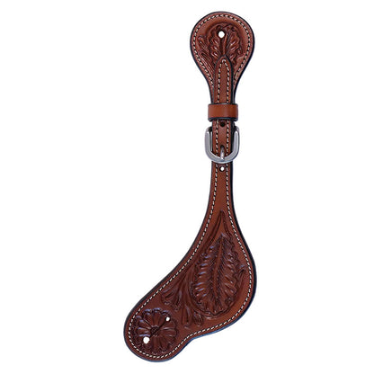 Tooled Spur Strap