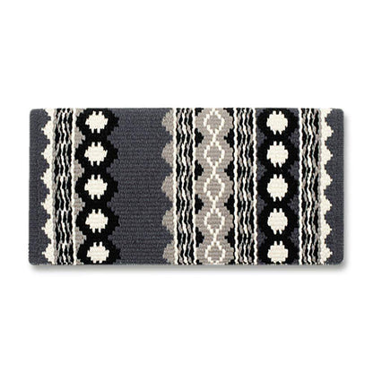 Riverland 36x34 New Zealand Wool Saddle Blanket GREY WHT