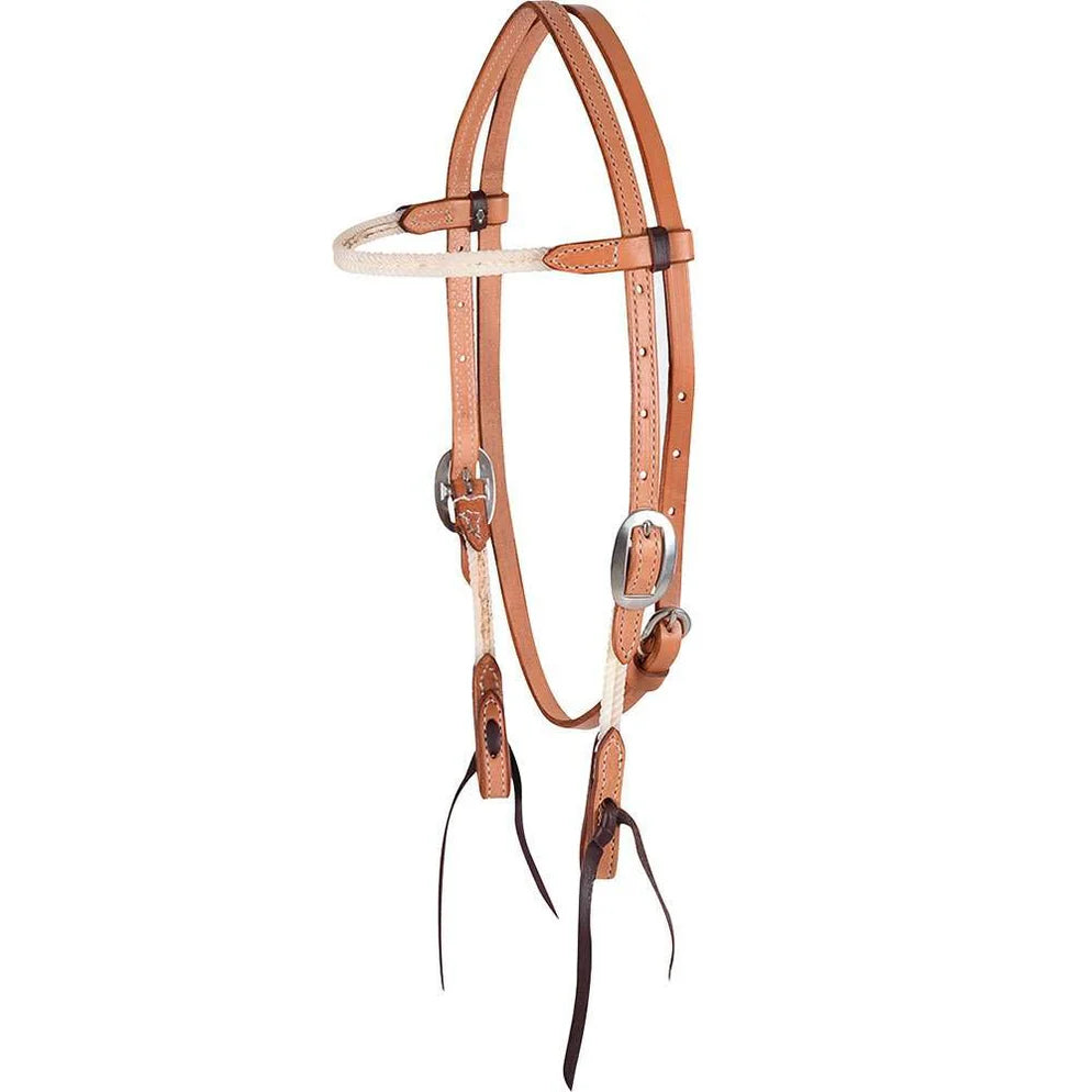 Martin Saddlery Browband Rope Headstall