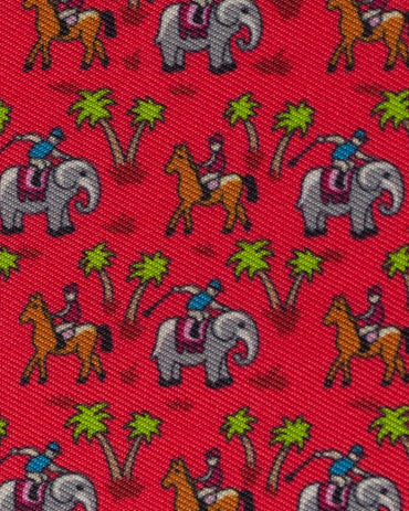 Essex Classics Safari Red Ladies Talent Yarn Straight Collar Long Sleeve Show Shirt