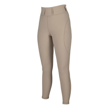 HKM Jil High Waist- Sil. Knee Patch Ladies Riding Leggings