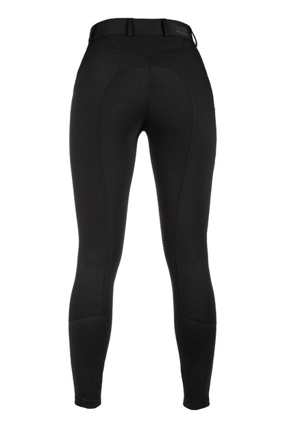 HKM Ari Mid Rise- Sil. Knee Patch Ladies Riding Breeches