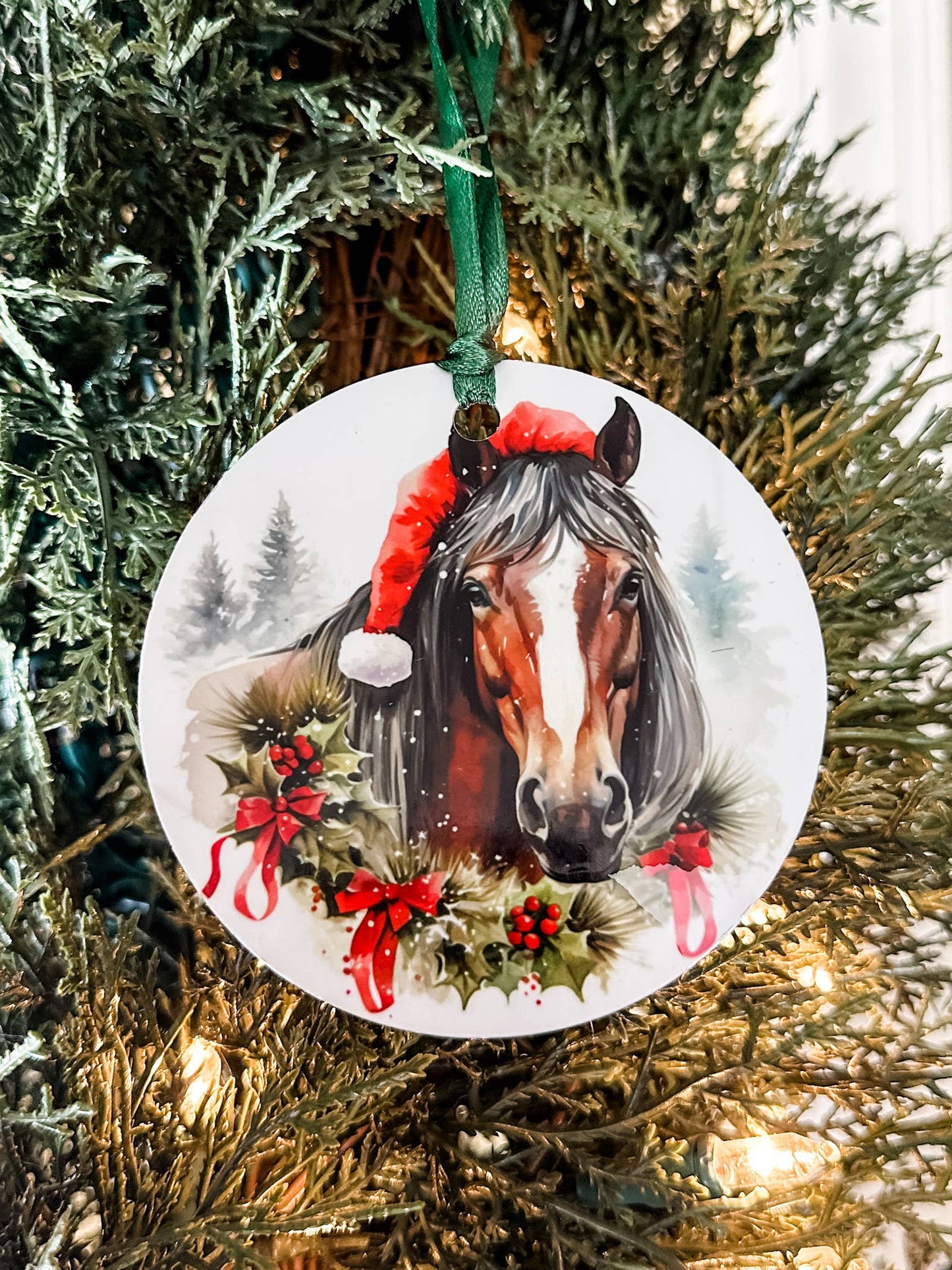 Christmas Ornament - Holiday Horses (Multiple Options)