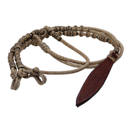 Reins Natural Romel Black Accent Popper