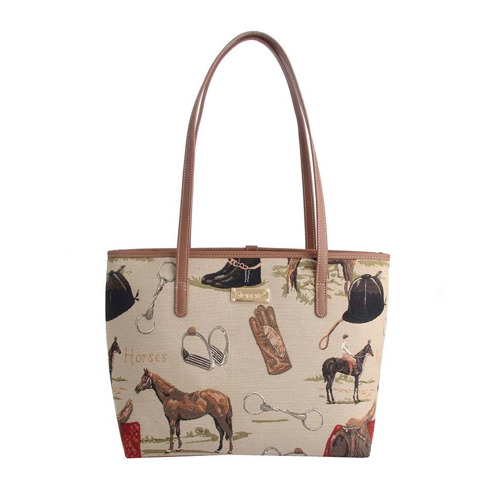 SignareArt - Horse College/Shoulder Tote Bag