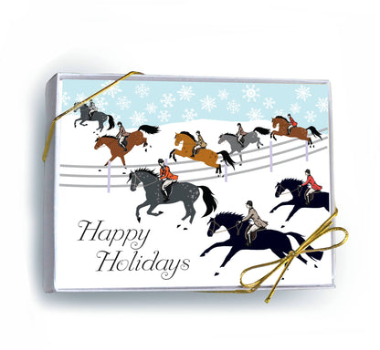 Horse Boxed Christmas Cards | Fox Hunt | 8 Holiday