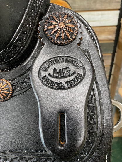 HR Black Flex Trail Saddle 16"