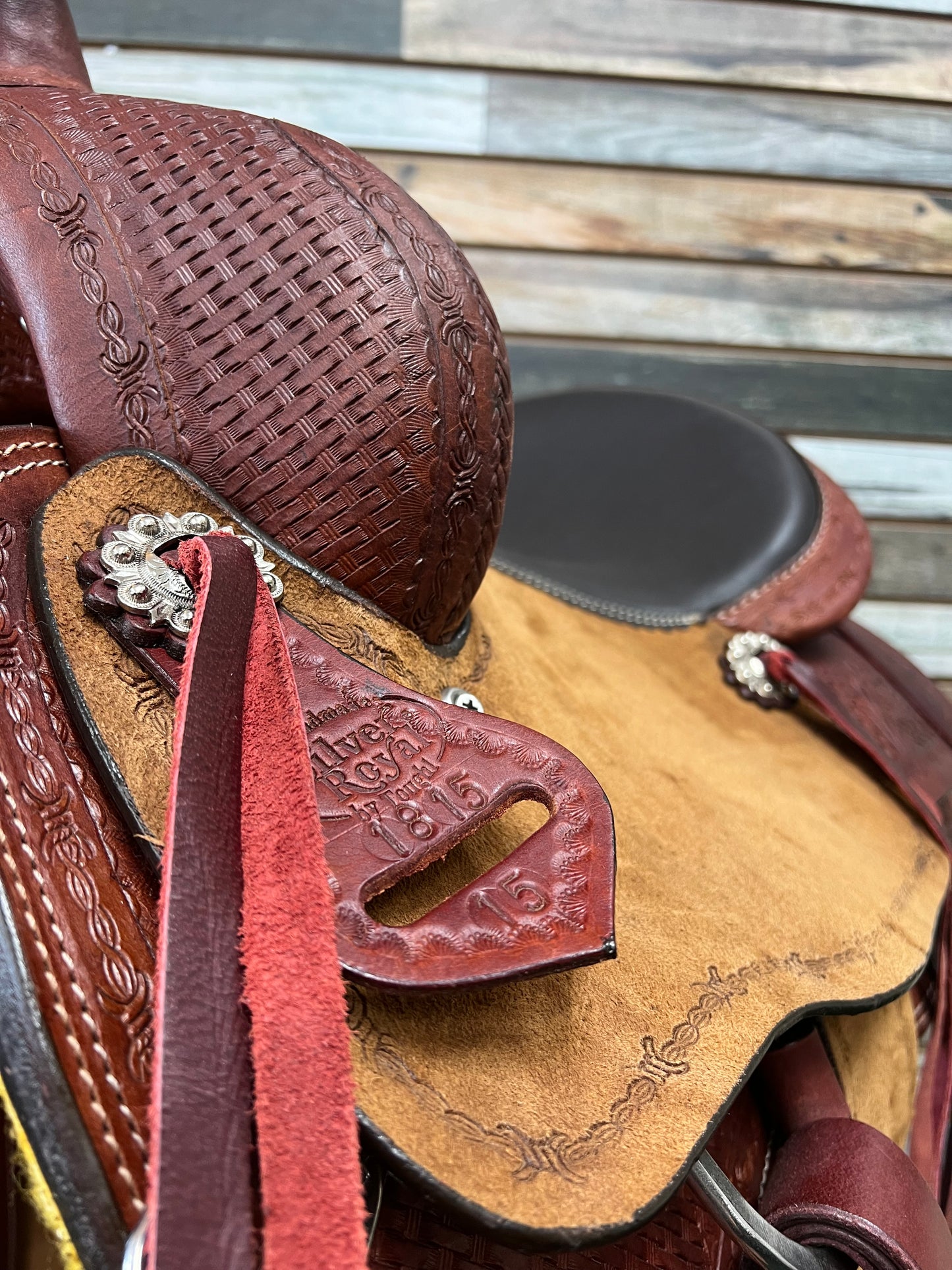 15" Silver Royal Red Rock All Around Ranch Saddle