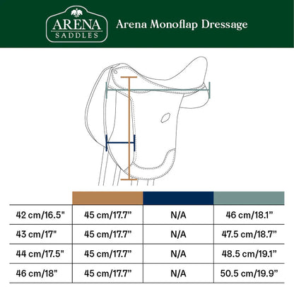 Arena Monoflap Dressage Saddle