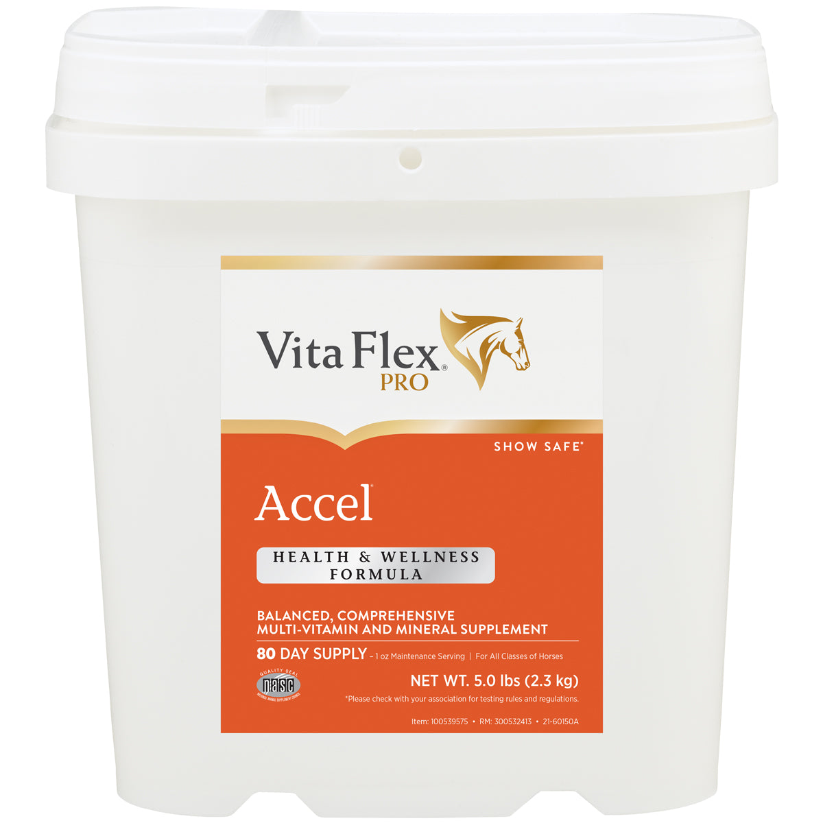 Vita Flex Pro Accel Health & Wellness Formula Pellets Horse Supplement