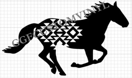 GGF Aztec Horse Decal