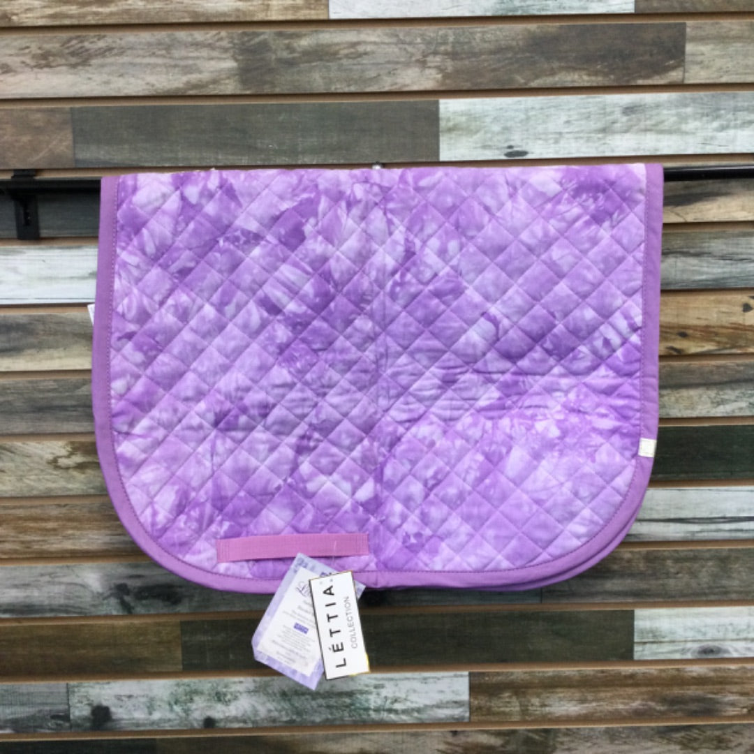 USED Union Hill English Saddle Pad  Purple