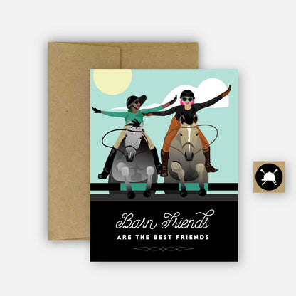 Barn Friends Greeting Card