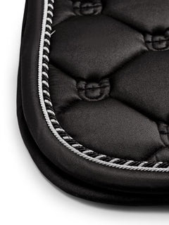 Equestrian Stockholm Dressage Saddle Pad - Black Blush