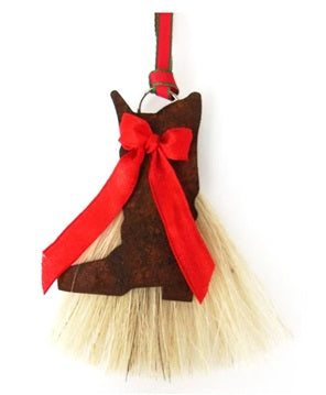 Ornament Horse Hair Cowboy Boot