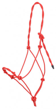 Showman Twisted Crown Cowboy Knot Rope Halter