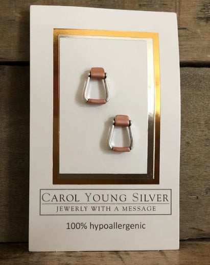 CYW Saddle Stirrup Earrings/Post