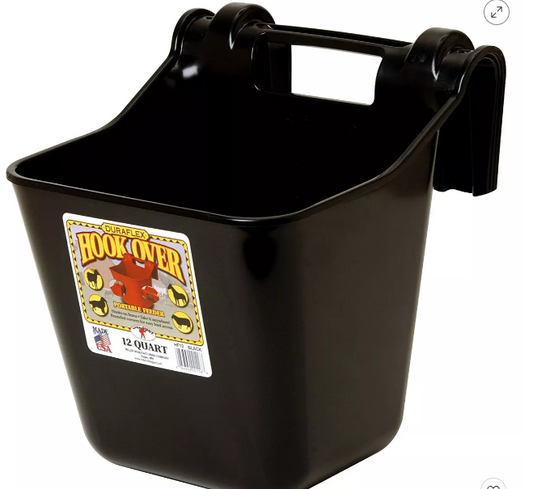 Feeder Hookover Fence Black Hf12Bk 12 QUART