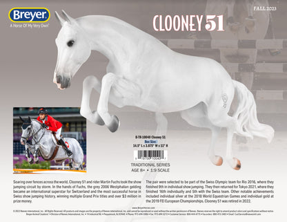 Clooney 51 - Breyer 2023 Fall Release