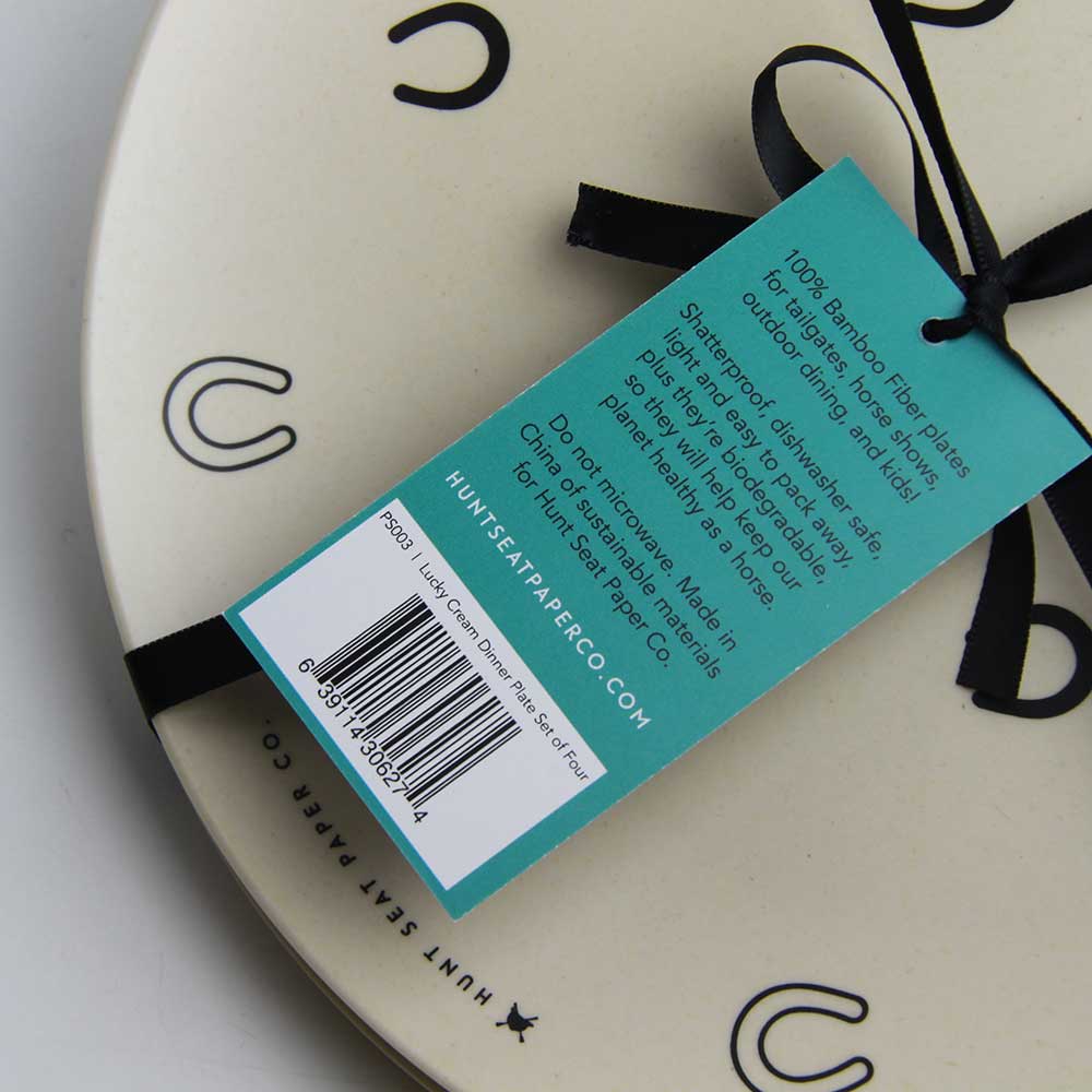 Lucky Cream Dinner Plate - Set of Four