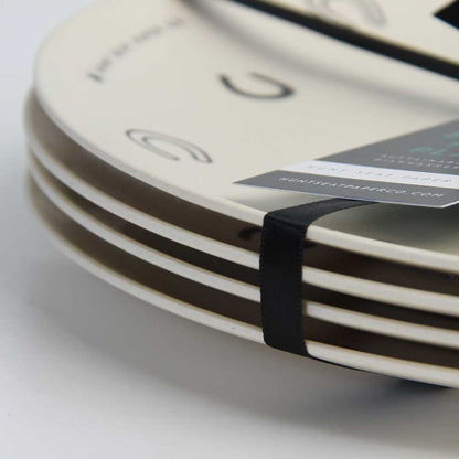 Lucky Cream Dinner Plate - Set of Four