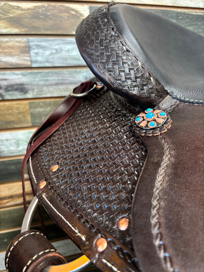 17" Custom HR Draft Trail Saddle