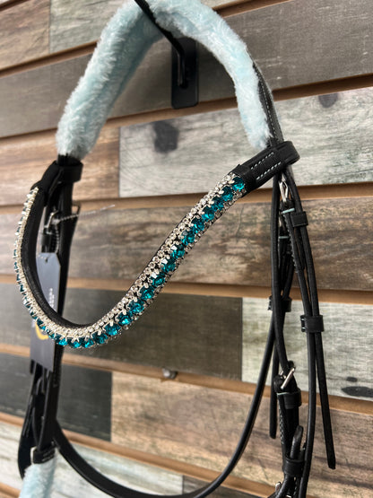 Evermore Blue Ergonomic Bridle