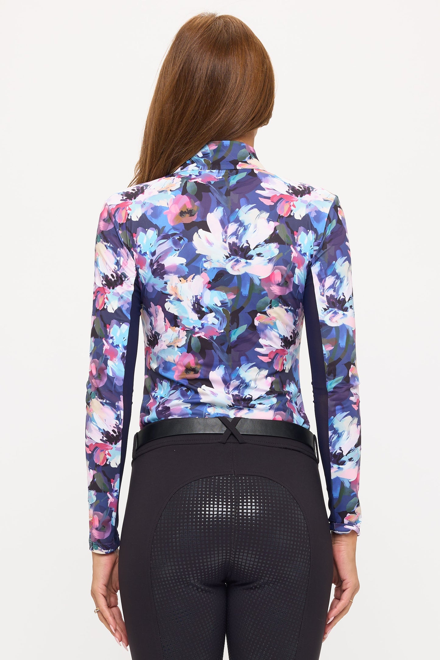 Dancing Equestrian Watercolor Peonies Sunshirt