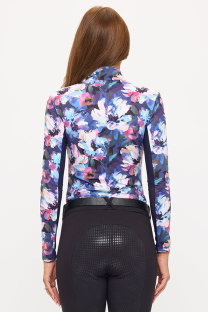 Dancing Equestrian Watercolor Peonies Sunshirt