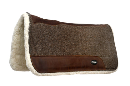 1" Pro Extreme Wool Felt Fleece-Bottom Saddle Pad
