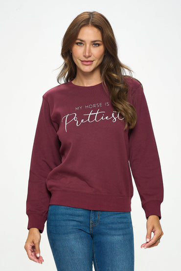 Dancing Equestrian My Horse is the Prettiest | Sweatshirt