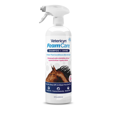 Vetericyn Shampoo Equine Foam Care 32 OZ