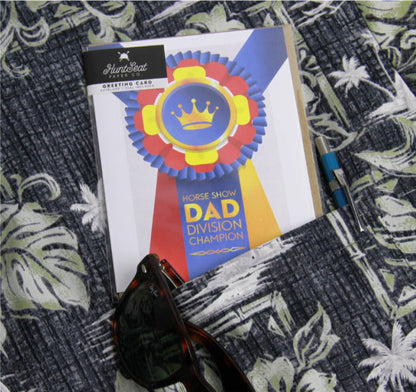 Horse Show Dad Greeting Card