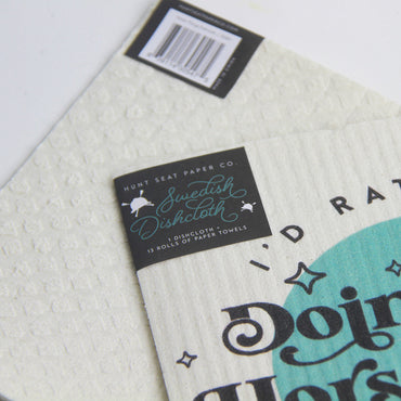 Horse Things Swedish Dishcloth