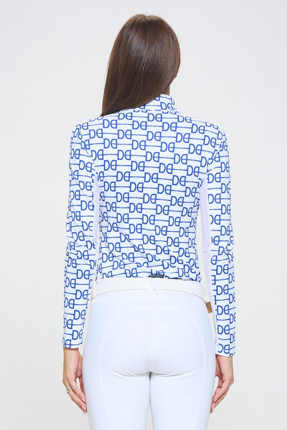 Signature Dancing Equestrian Sunshirt - Nautical Blue