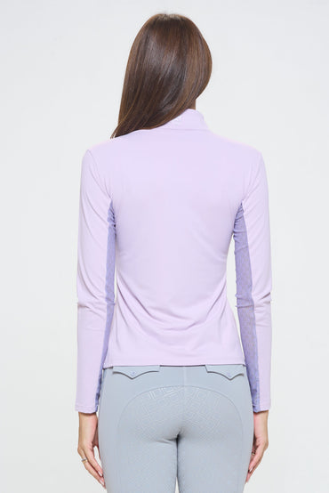 Signature Dancing Equestrian Sunshirt- Lavender - FINAL SALE
