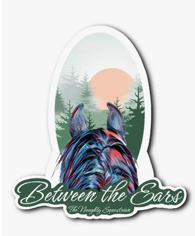 Forest Between Ears Sticker 3"