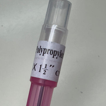 Monoject Single Disposable Poly Hub Needle 18x1.5