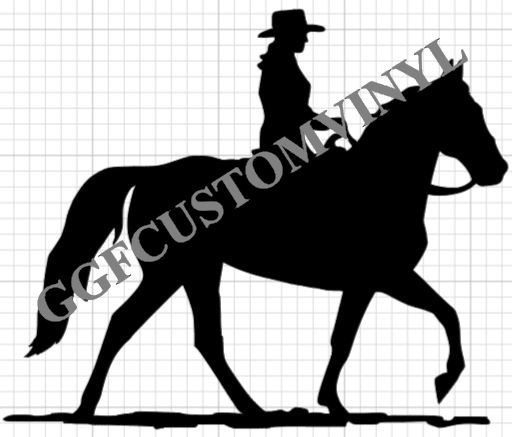 GGF Gaited Western Trail Decal