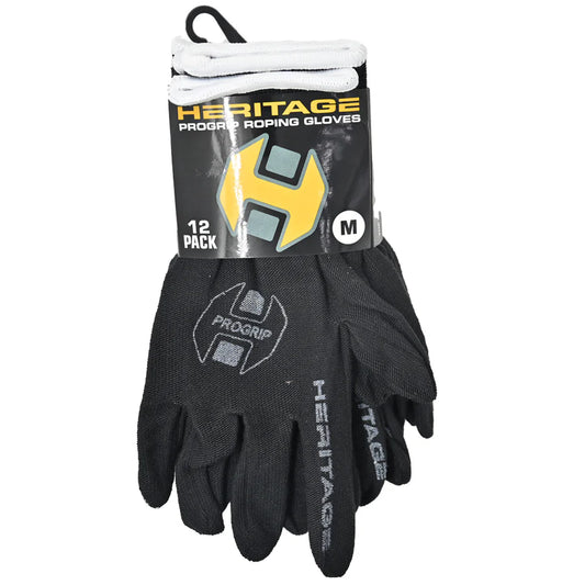 Heritage ProGrip Roping Glove Black Youth