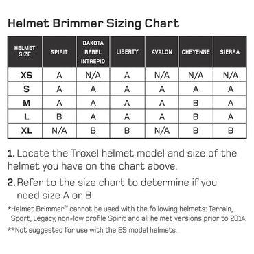 Helmet Brimmer