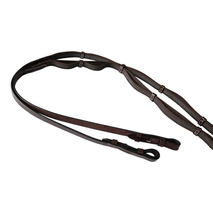 Huntley Equestrian Double Layer Web Grip Reins