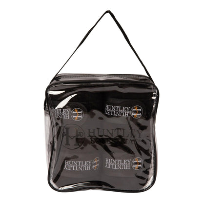 Huntley Equestrian Polo Fleece Wraps, Set of 4, Black