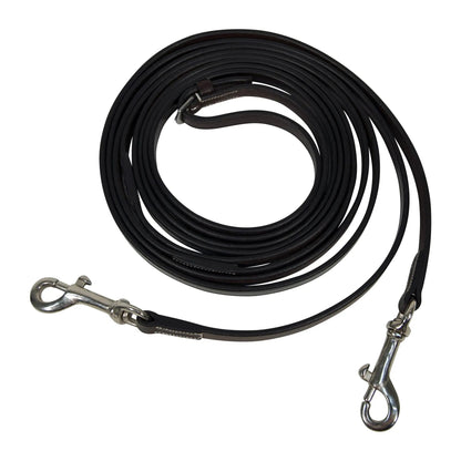 Huntley Equestrian Sedgwick Leather Draw Reins With Snap Ends