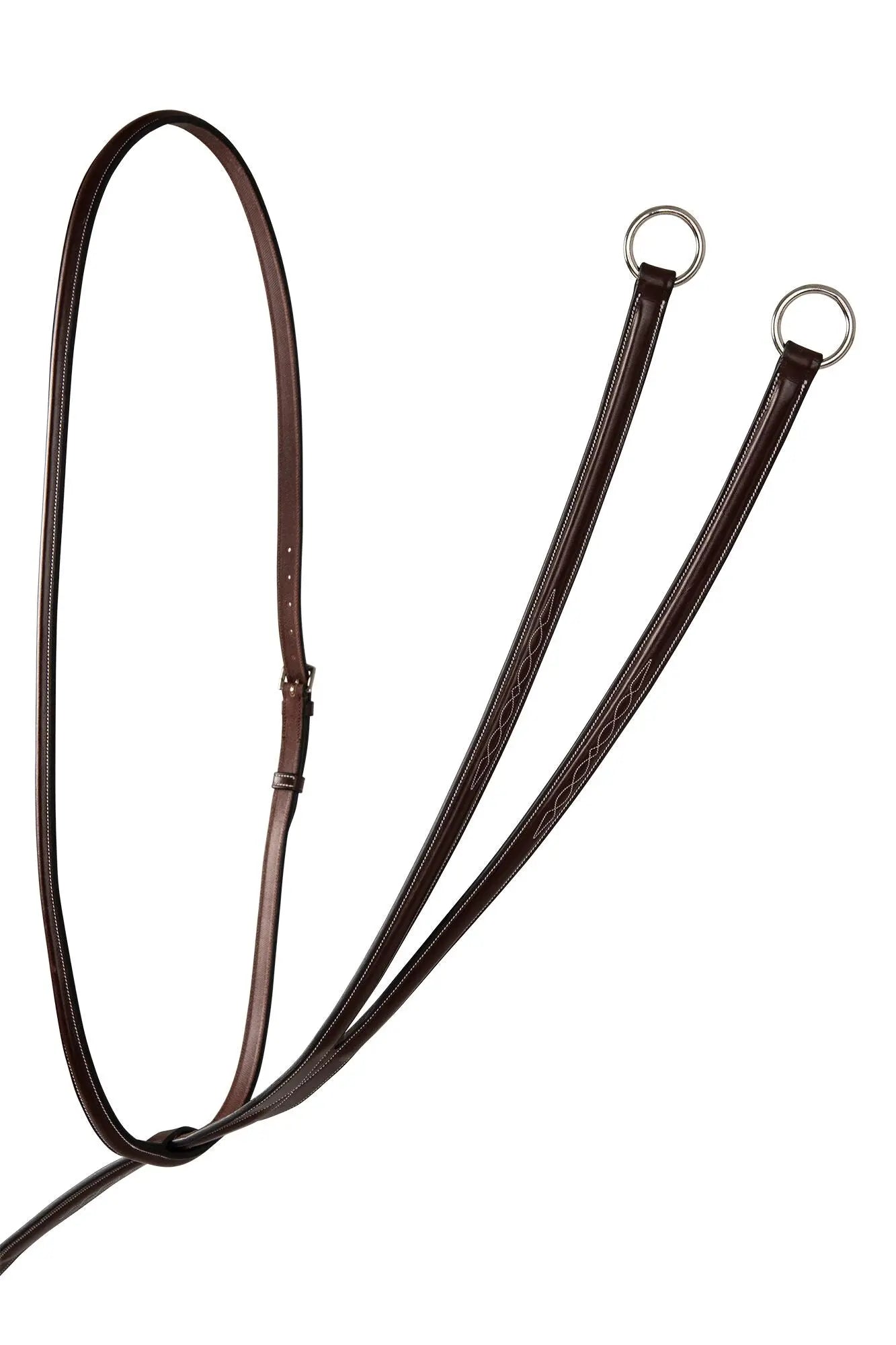 Huntley Equestrian Sedgwick Fancy Stitched Running Martingale, Full Size