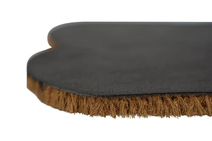 Huntley Pet Cat Print Natural Coir Door Mat with Anti Slipping