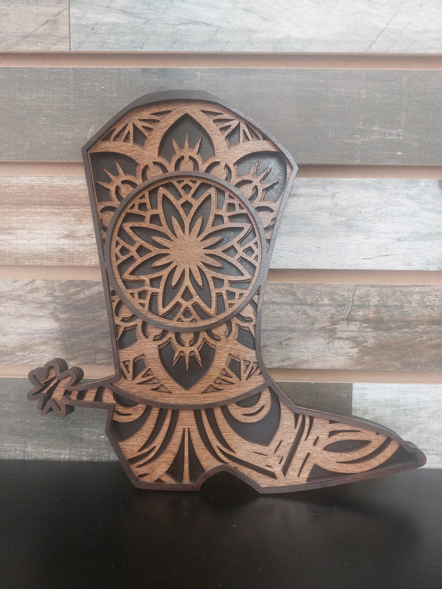 Wood Wall Decor Boot