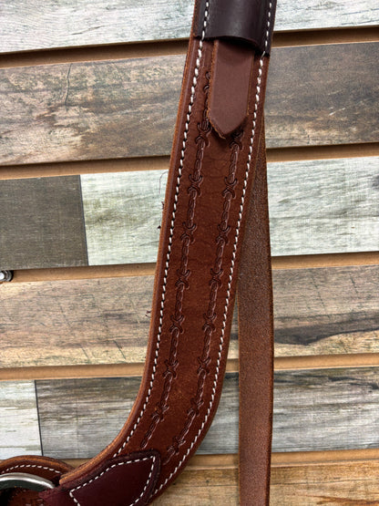 Trail Pulling Collar Tooled Barb Wire