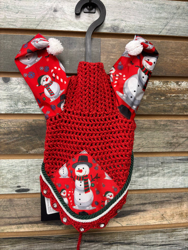 Holiday Horse Ear Bonnets