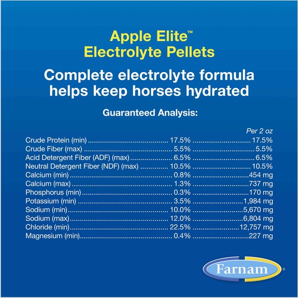 Apple Elite Pellet Elctrolyte 7.5 lb.